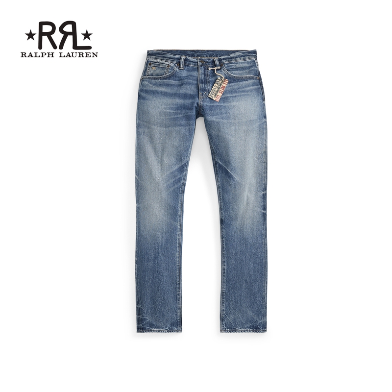 Rrl Men's Classic Daws Slim Fit Cotton Jeans Rl95024