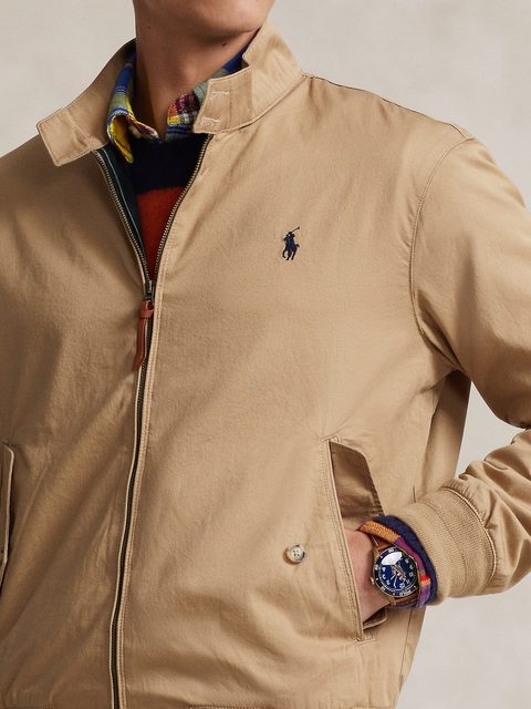 Ralph Lauren/Ralph Lauren Men's Classic Twill Stand Collar Jacket RL17873