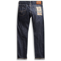 RRL Mens Classic low-rise straight-leg selvedge jeans RL90144