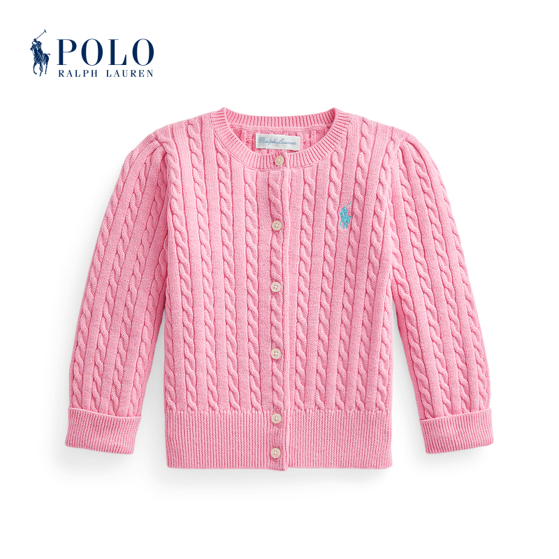 Ralph Lauren Ralph baby girl 22 years early spring twisted knit knit cardiovert RL36763