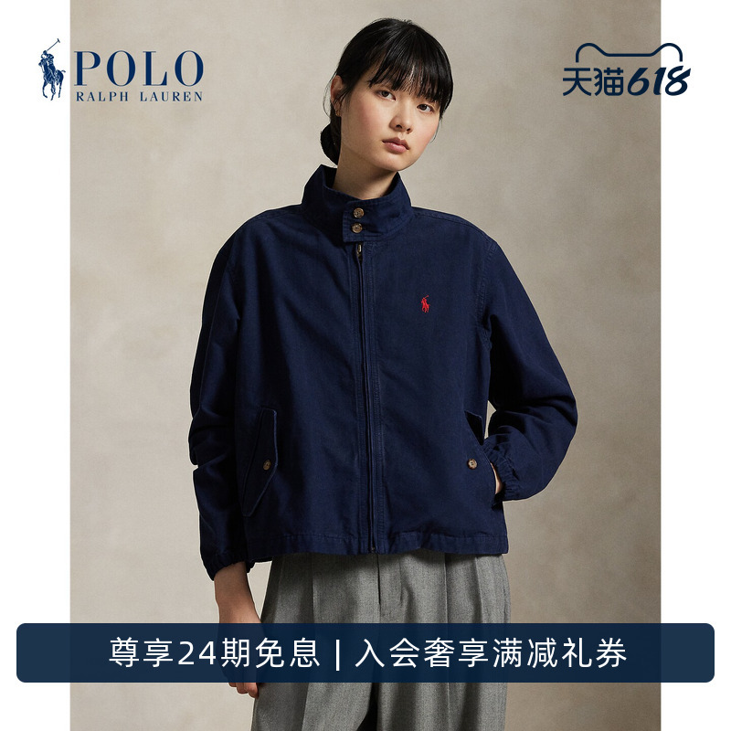 Ralph Lauren/Ralph Lauren Women's Classic Cotton Canvas Jacket Rl25280 Ralph Lauren/Ralph Lauren Women's Classic Cotton Canvas Jacket Rl25280