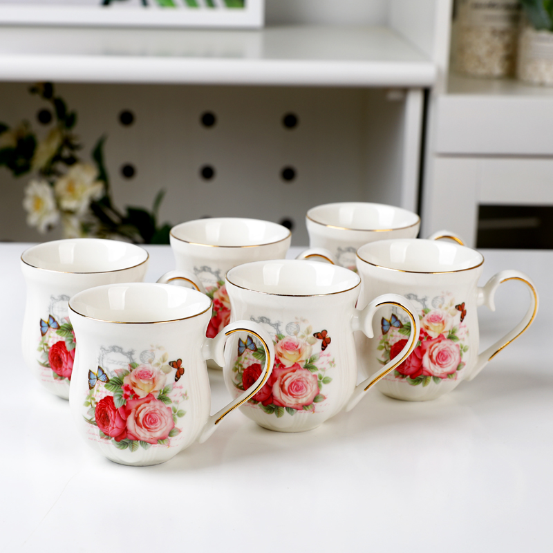 Jingdezhen Korean ceramic teapot tea sets a cup of tea tray with the tray of a complete set of gift boxes household utensils suits for