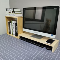 Computer desk Monitor booster rack Desktop rack Practical shelf rack LCD screen desktop storage rack