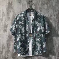 1118 зеленая одинарная рубашка