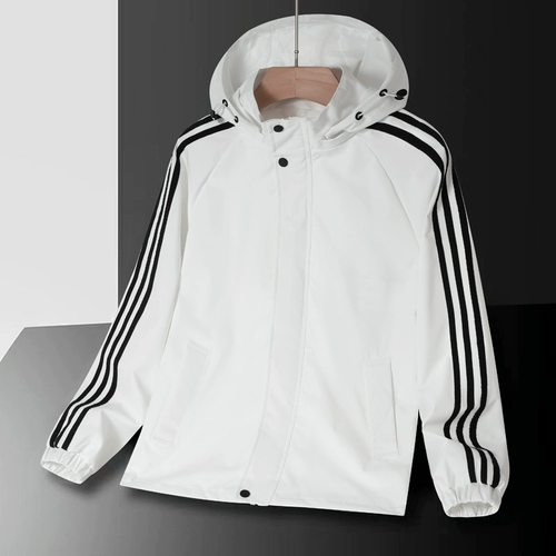 Осенняя куртка с капюшоном для отдыха, оверсайз