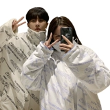 Tide, демисезонный трендовый пуховик для влюбленных, бархатная куртка, оверсайз