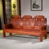 Cổ sofa gỗ kết hợp sofa Nam Elm phong cách Trung Quốc rắn gỗ cổ đồ nội thất voi đầu sofa phòng khách sofa - Ghế sô pha