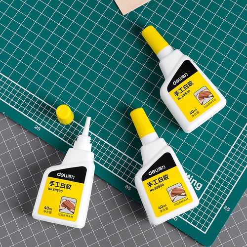 Deli White Glue Cleay Goad с клейкой детей Деревяной жидкой жидкой