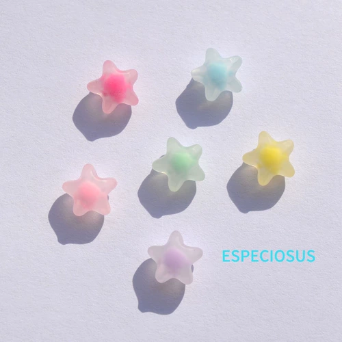 Прозрачные матовые серьги, акриловые бусины, аксессуар, аксессуары, 11мм