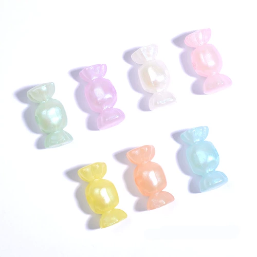 Желеобразные акриловые мультяшные конфеты, свободные бусины, ювелирные изделия «сделай сам», аксессуары, большие отверстия, разделительные бусины, лента для волос, материал для бисера