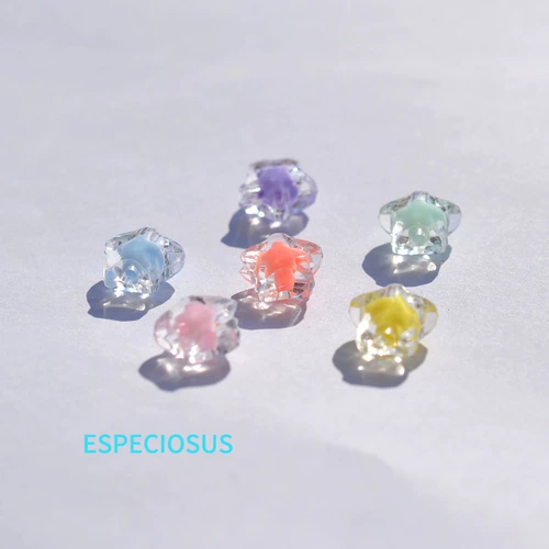 Детский браслет из бисера ручной работы, набор материалов, прозрачное ожерелье с бусинами, 11mm, «сделай сам»