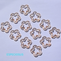 20 прозрачный персиковый красный