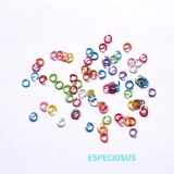 Круглый металлический баллончик с краской, аксессуар с аксессуарами, серьги, «сделай сам»