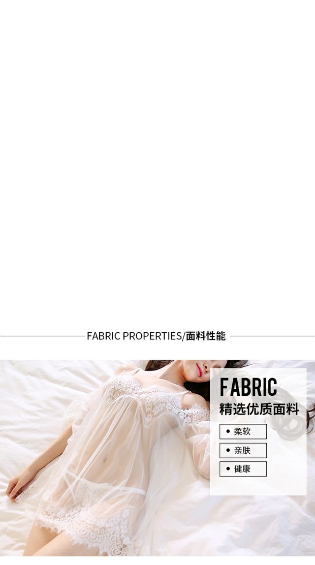 Đồ ngủ gợi cảm phụ nữ mùa xuân và mùa hè lông mi ren khâu ảnh trong suốt quai đẹp bộ váy ngủ có thể mặc áo cánh đầm thiết kế đẹp