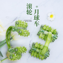 Moon rover roller massager waist and back hand-push full body massage acupuncture point home multi-functional massage wheel