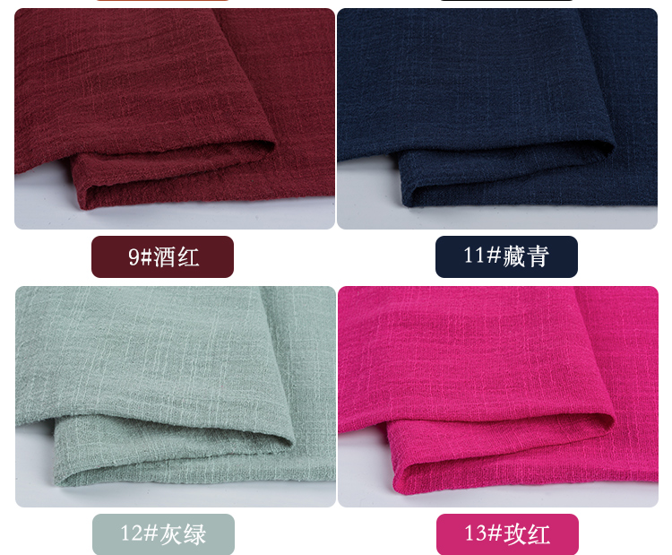 Chất liệu cotton mùa hè chất liệu cotton cotton cotton Màu sắc tinh khiết Trung Quốc phong cách quần áo vải cotton xếp li vải lanh Hanfu - Vải vải tự làm vải nỉ cứng