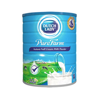 DutchLady子母奶粉荷兰原装进口 全脂高钙儿童成人奶粉罐装900g