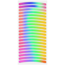 Childrens balance bike reflective stickers waterproof decorative stickers bicycle reflective strips luminous stickers bicycle wheels night riding accessories