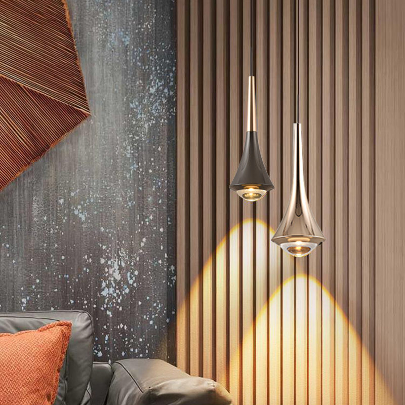 Bedroom Bedside Chandelier, Modern and Simple, Adjustable, Creative, Light Luxury, Touch Smart Small Chandelier, Bar Counter Pendant Light