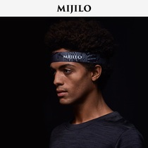 Mikilo MIJILO bamboo fiber elastic headband 3 3CM wide sports hair band male fitness breathable sweat-absorbing head wear