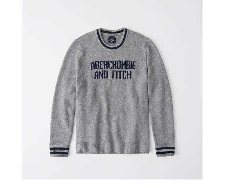 Abercrombie & Fitch Men College College Kiểu đan áo len 226776 AF áo khoác nam cao cấp nhập khẩu