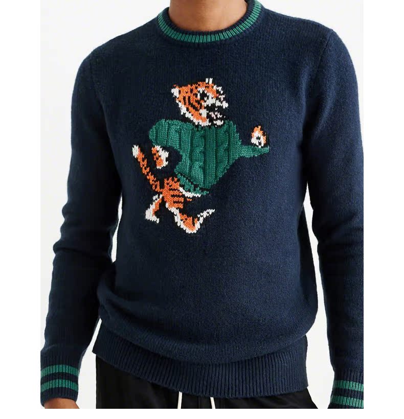 Abercrombie & Fitch Men College College Kiểu đan áo len 226776 AF áo khoác nam cao cấp nhập khẩu