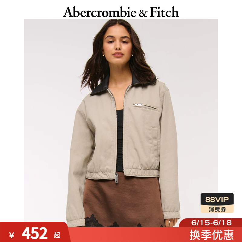 Af American-Style Comfortable and Versatile Classic Cotton Long-Sleeved Patchwork Jacket 25 Autumn and Winter Women's Clothing 144-5154