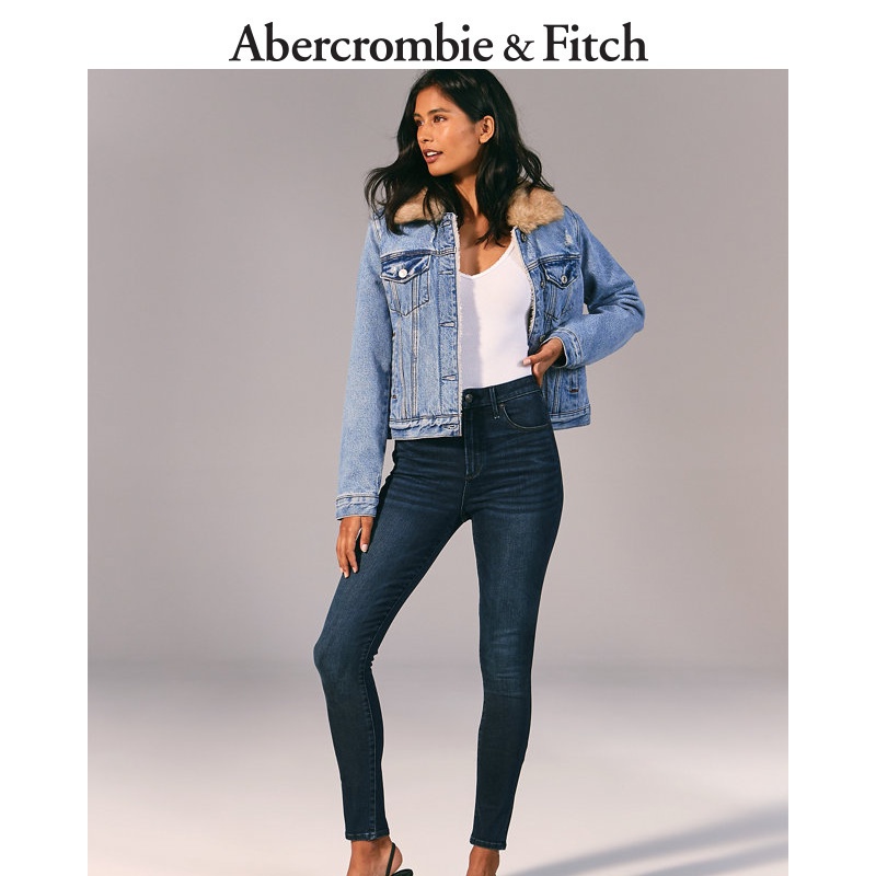 Abercrombie & Fitch Women Dress High Waist Double Skinny Jeans 300378-1 AF