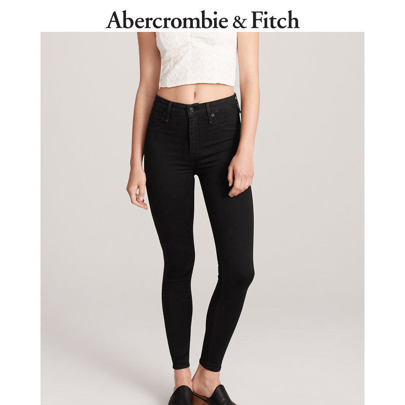 AF Women's Fashion High Waist Elastic Beautifully Designed Comfort Denim Casual Beating Underpants 180049-20-Taobao