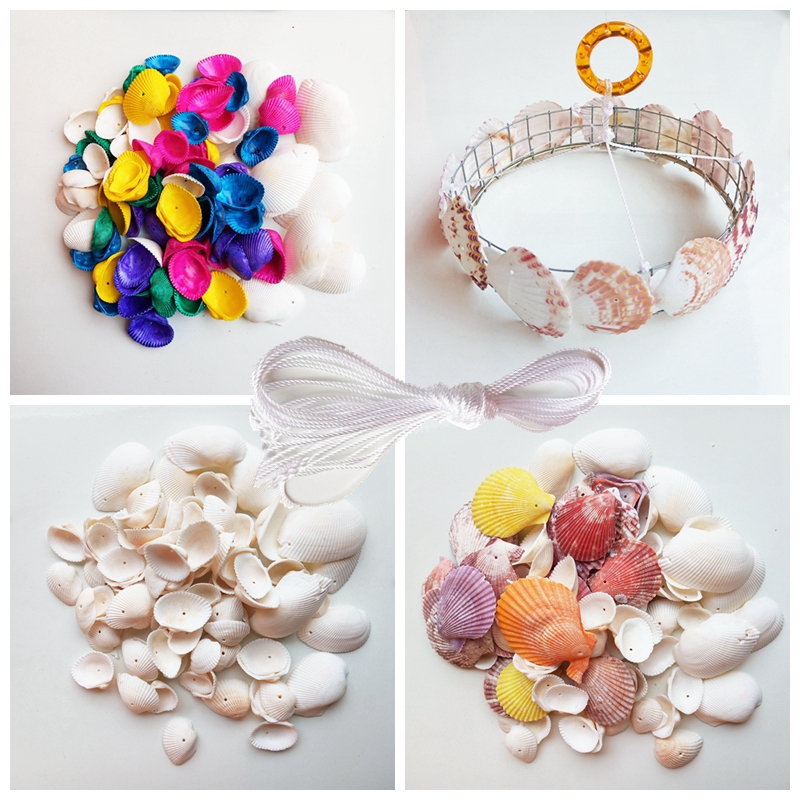 Shell Windbell Diy Material Bag Handmade Craft Gift Pendulum Decoration Gift Natural Shell Sea Snail Active Procurement
