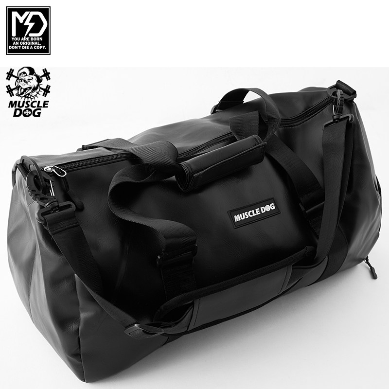 MuscleDog muscle dog Tide brand sports fitness large capacity oblique hanging travel bag handbag shoulder bag male