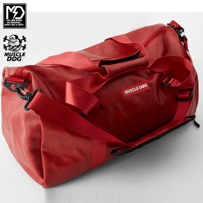MuscleDog muscle dog Tide brand sports fitness large capacity oblique hanging travel bag handbag shoulder bag male