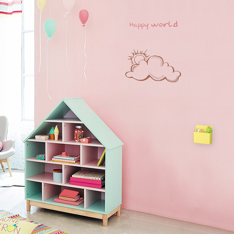 Magnetic Erasable Write Wall Stickers Home Decoration Cute Pink Children Room Home Graffiti Wall Stickers Custom Double Chalkboards