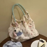 Милая вместительная и большая сумка через плечо для отдыха, сумка на одно плечо