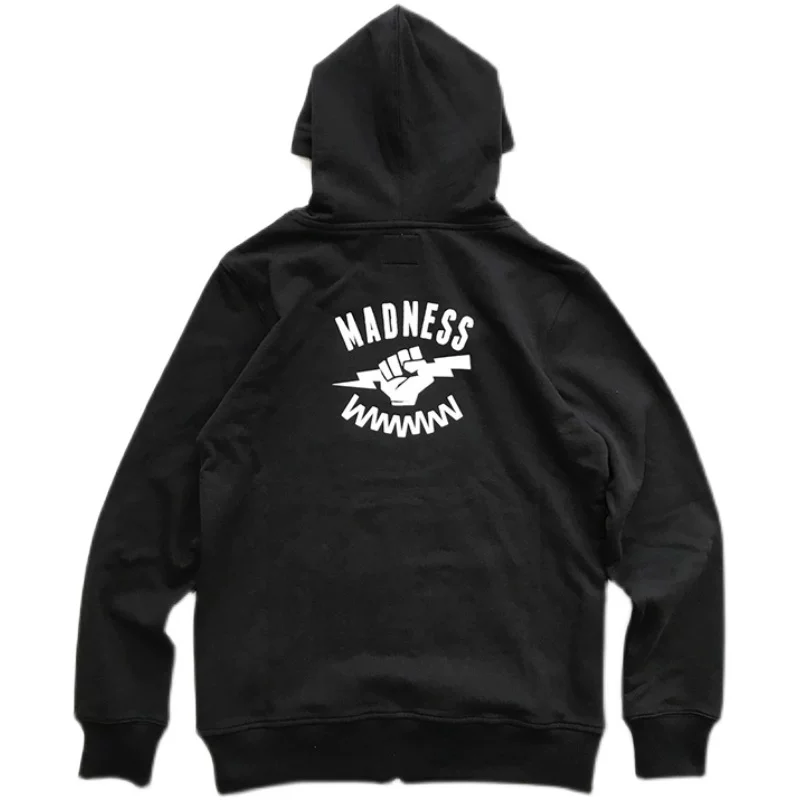 MADNESS ZIP UP HOODIE Безумный мужской худи-пальто с молнией Yu Wenle MDNS