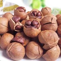 2021 new special good Peel Linan pecan big seed hand peel nut canned gift box casual snacks