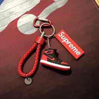 Air Jordan 1, air jordan, брелок, трехмерные кроссовки, трендовый ранец, рюкзак, подвеска, ключи от машины подходит для мужчин и женщин, подарок на день рождения
