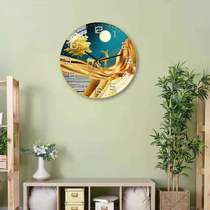 Explosive Hair Chaetico Deer Series Decoration Hanging clock Living room Bedroom Book room brief Modern Sweeping Seconds Silent-free Punching Clock