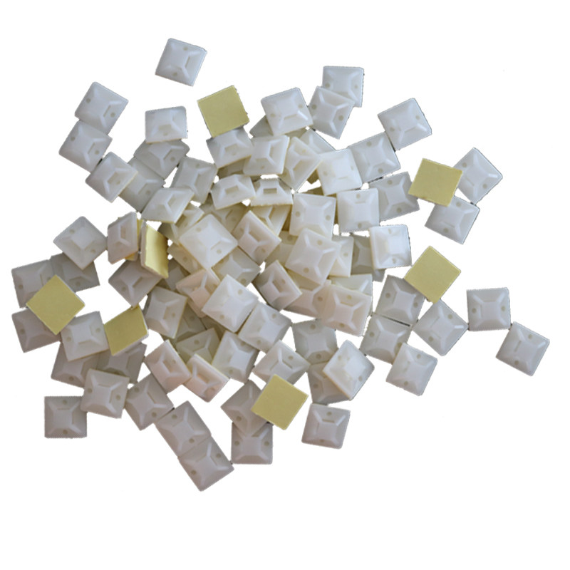 Self-adhesive cable tie holder holder positioning plate Suction cup wiring fixing plate Self-adhesive high viscosity 20