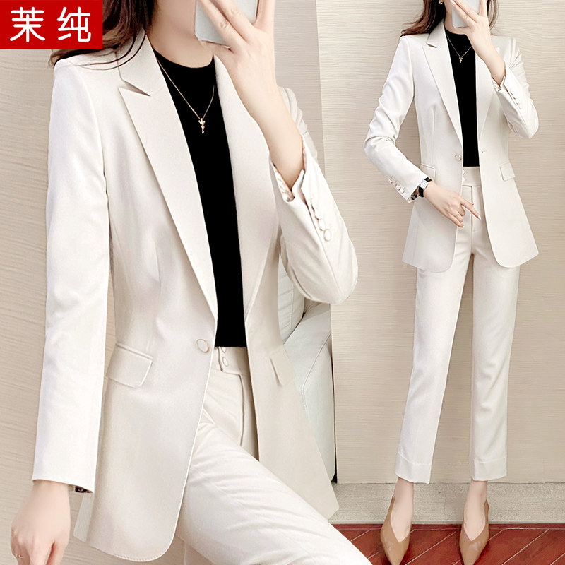 Small suit jacket woman 2022 new white temperament Sophisticated High-end Professional Suit Casual Positive Dress Suit Jacket