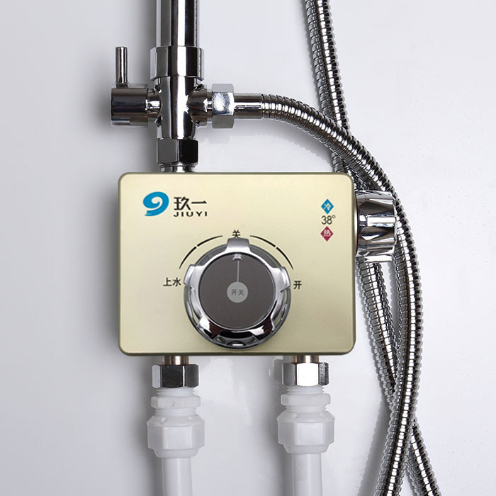 Jiuyi glory thermostatic valve mixing valve surface mounted shower switch hot and cold faucet bath artifact automatic constant temperature water outlet