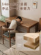 Solid Wood Computer Desk, Simple Home Writing Desk, Middle School Student Storage Study Desk, Bedroom Desk with Drawers, Small Apartment Desk