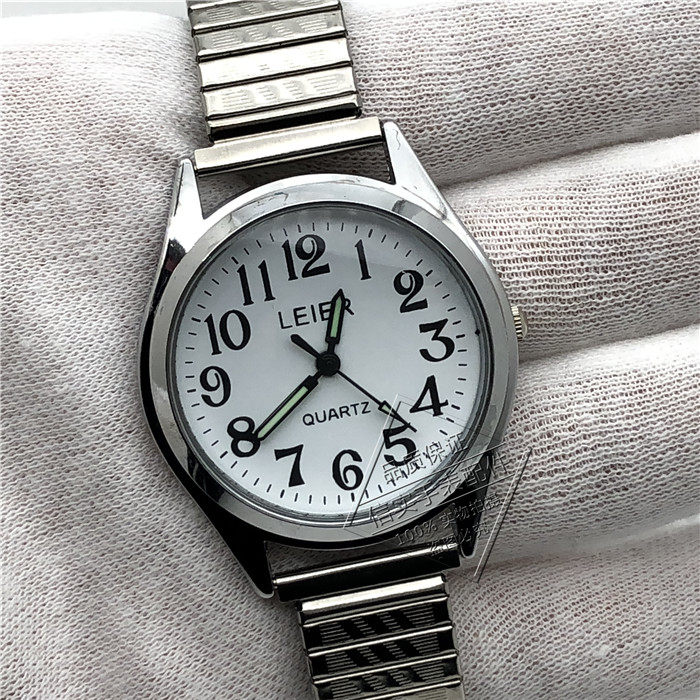 LEIER Quartz watch Rael male and female digital electronic watch 2035 movement Terminal tensile strap watch