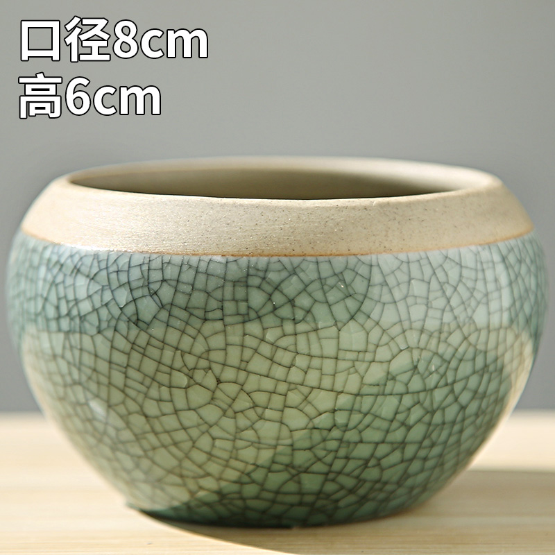 Flowerpot coarse pottery large clearance sale Chinese wind move household green the plants potted package mail big Flowerpot more than other meat