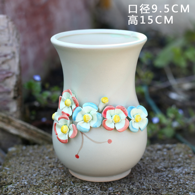 Korean meat more large platter ceramic flower pot creative move are planted the flower POTS of meat and meat basin much