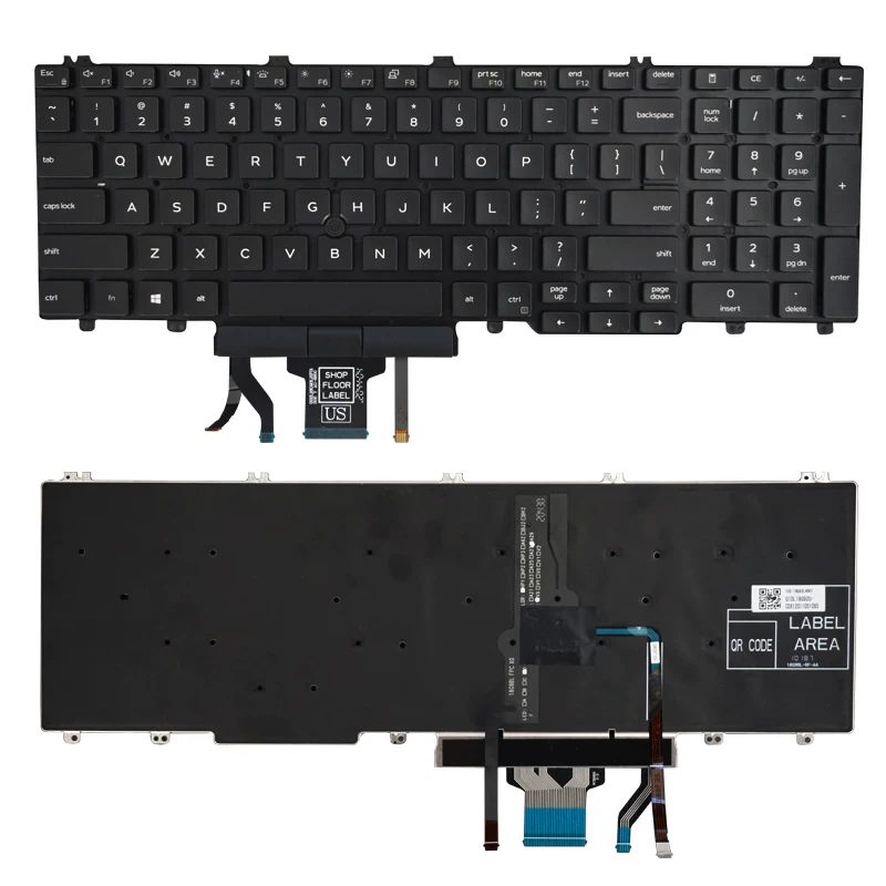 Подходящий для Dell Precision 3500 3501 3540 3551 Latitude 5501 5500 клавиатура