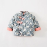 Детский пуховик для девочек, куртка, легкий и тонкий удерживающий тепло вкладыш с пухом, китайский стиль