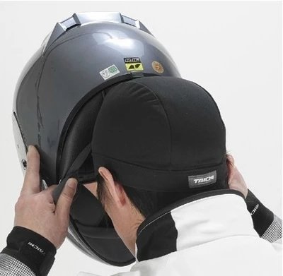 Motorcycle sweat hat helmet with hat lined hat sweat fast dry and cool insulated headscarf autumn headscarf