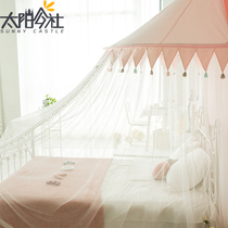 Mosquito net ceiling type dome princess wind installation-free bed mantle 1 5 1 8 meters men's and women's double household children's mosquito net