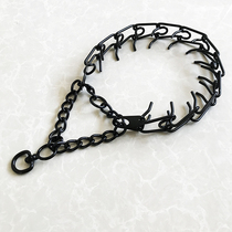 Stainless Steel Stimulation Chain Black Steel Thorn neck ring training Item Circle Large canine dog Dog Supplies Dog Neck Ring